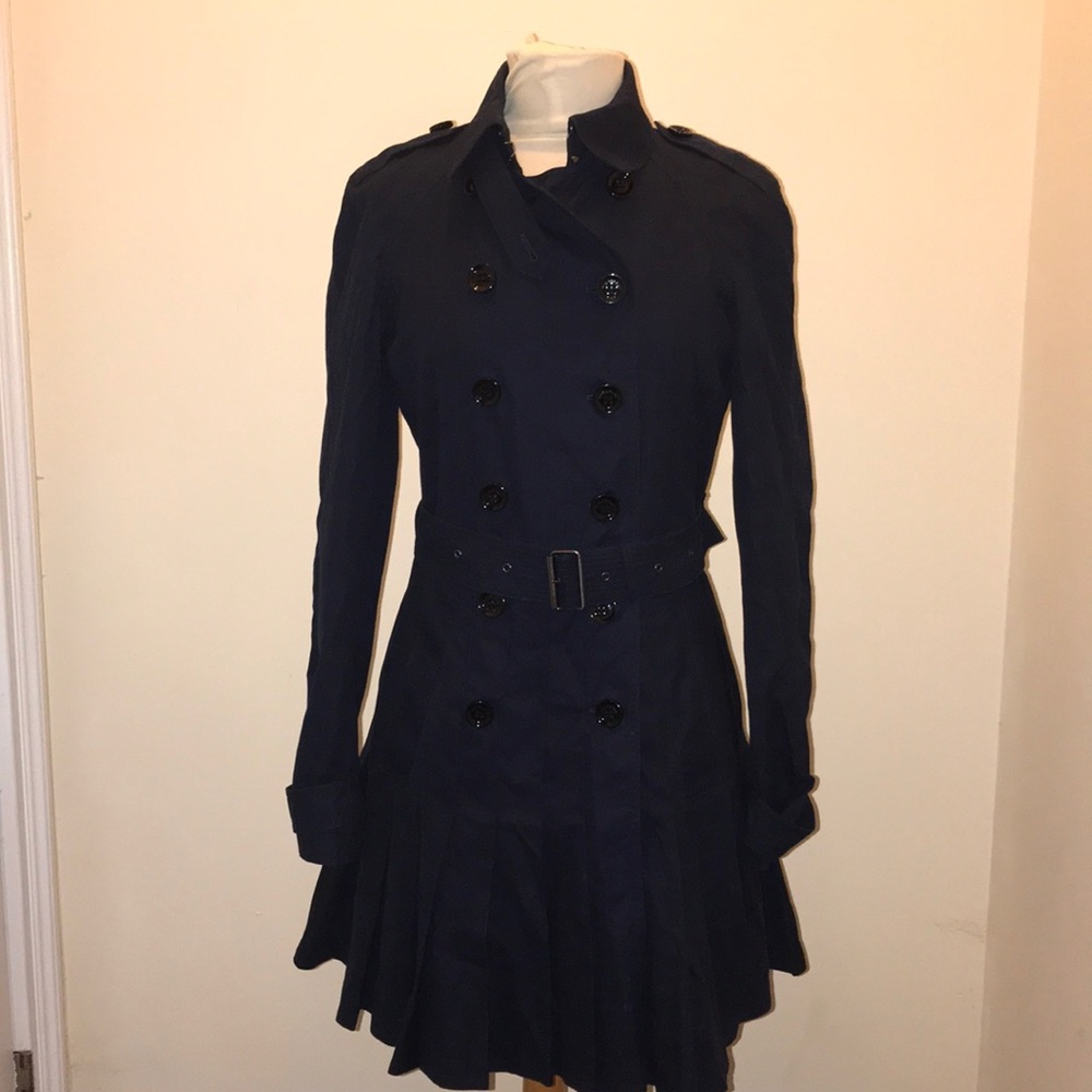 Navy Burberry Spring Jacket
